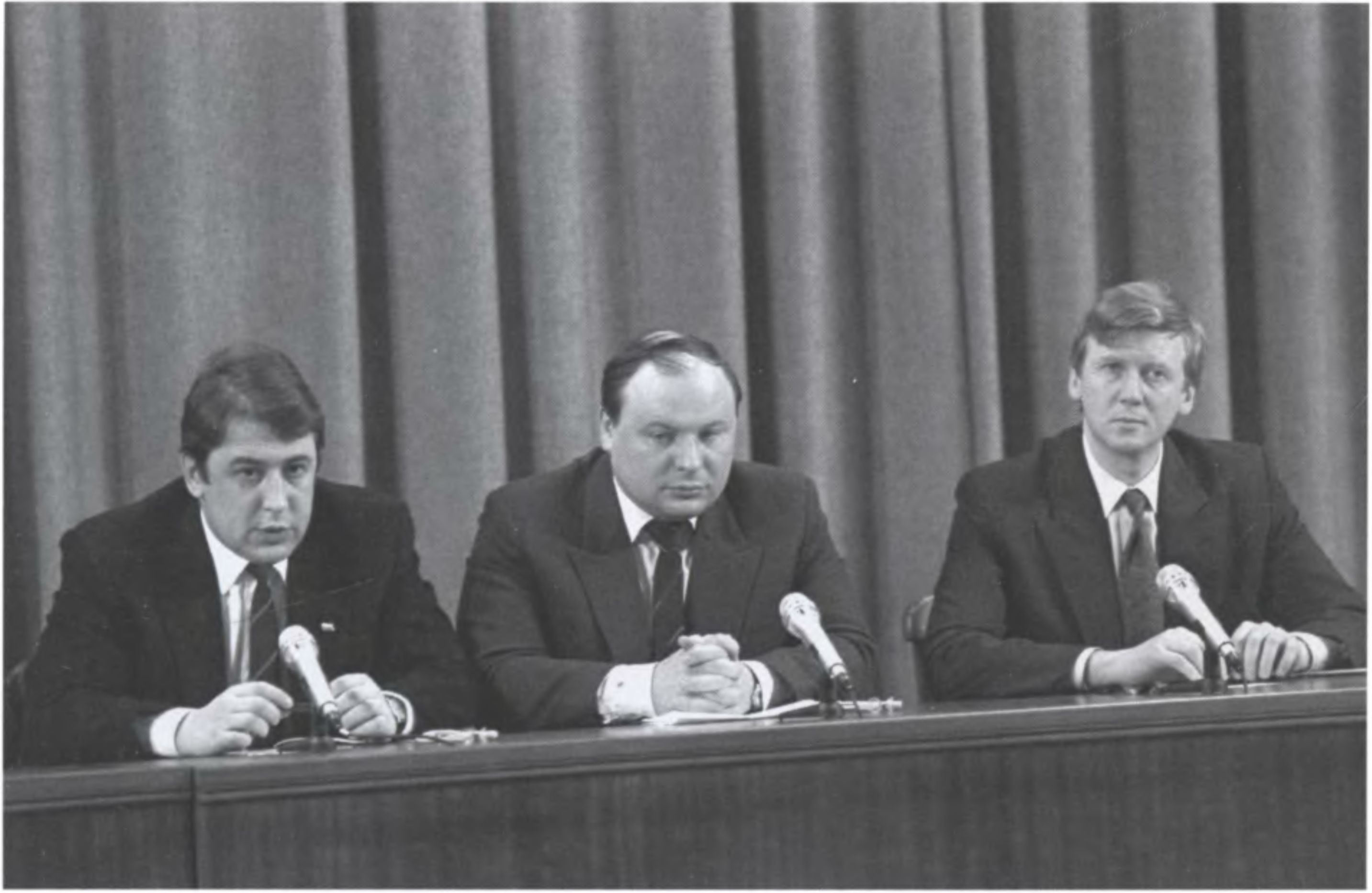 Пресс-конференция первого вице-премьера Егора Гайдара, 1992 г. © Александр Чумичев / ИТАР-ТАСС