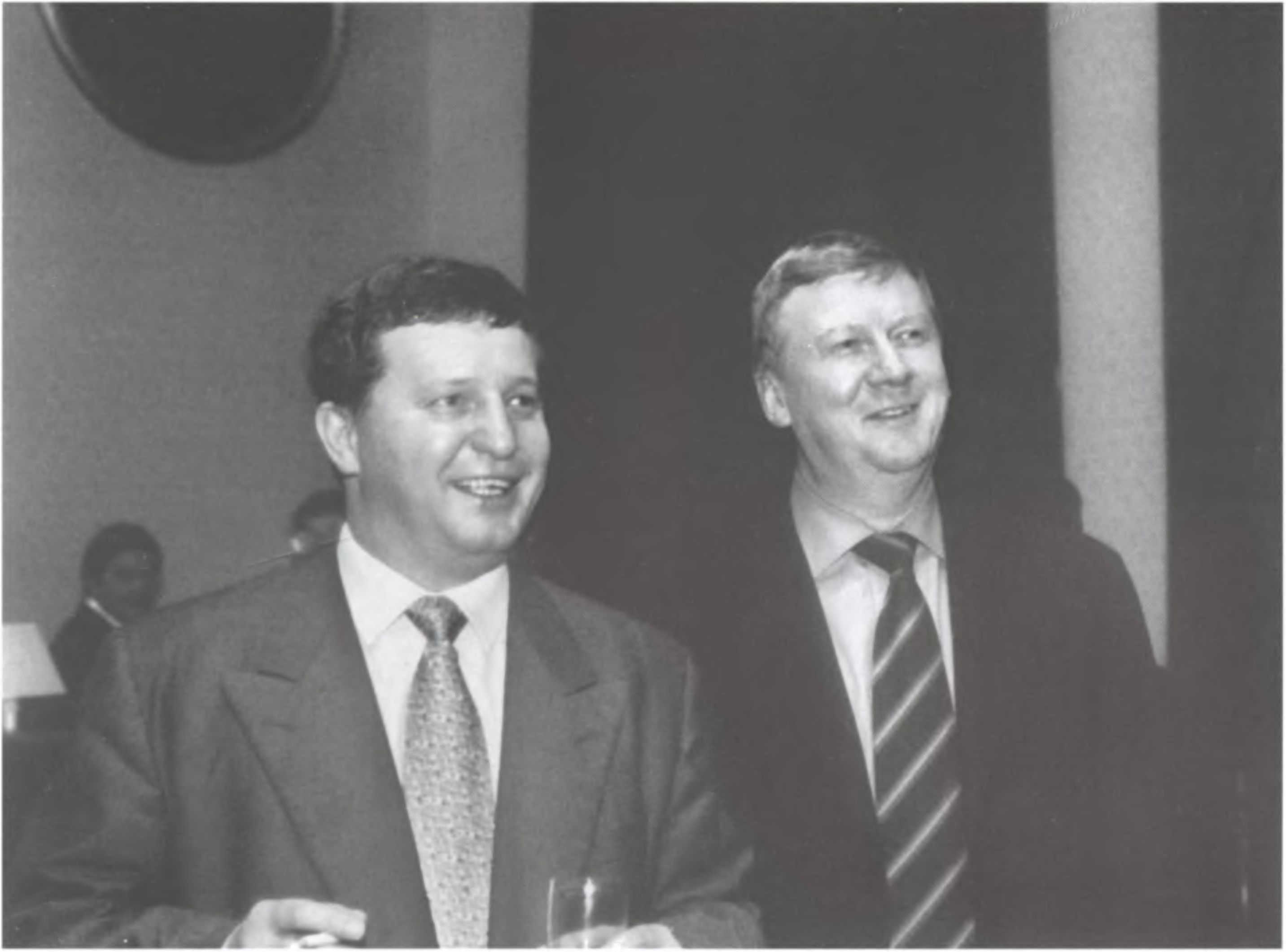 Альфред Кох и Анатолий Чубайс. Фото из личного архива Альфреда Коха